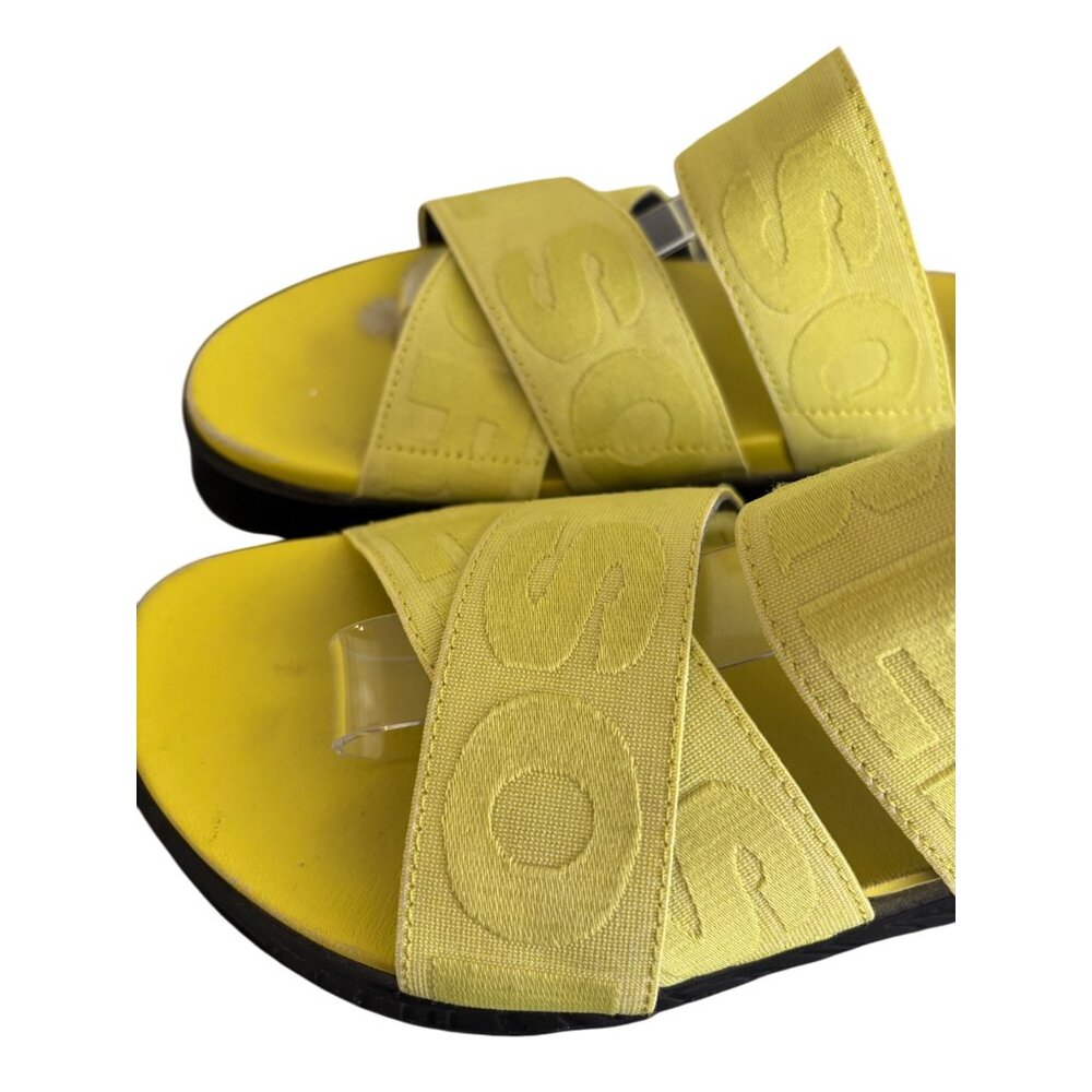 Sorel Womens Roaming Sport Slide Sandals Yellow Bolt & Black Casual Wear - Picture 11 of 15